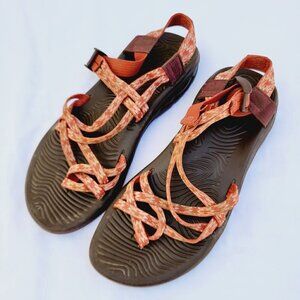Chaco Orange ZX3 Classic Sandals - Women's sz 11